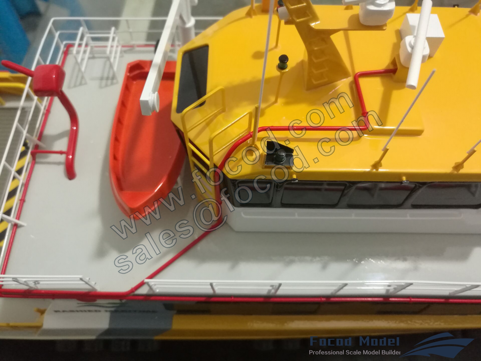 customized model of 40m Crewboat